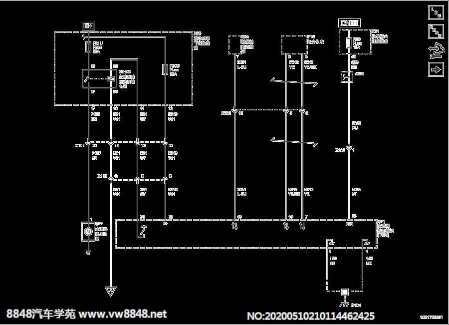 2012赛欧维修全车电路图17.3 自动换档控制执行器（KB7）1